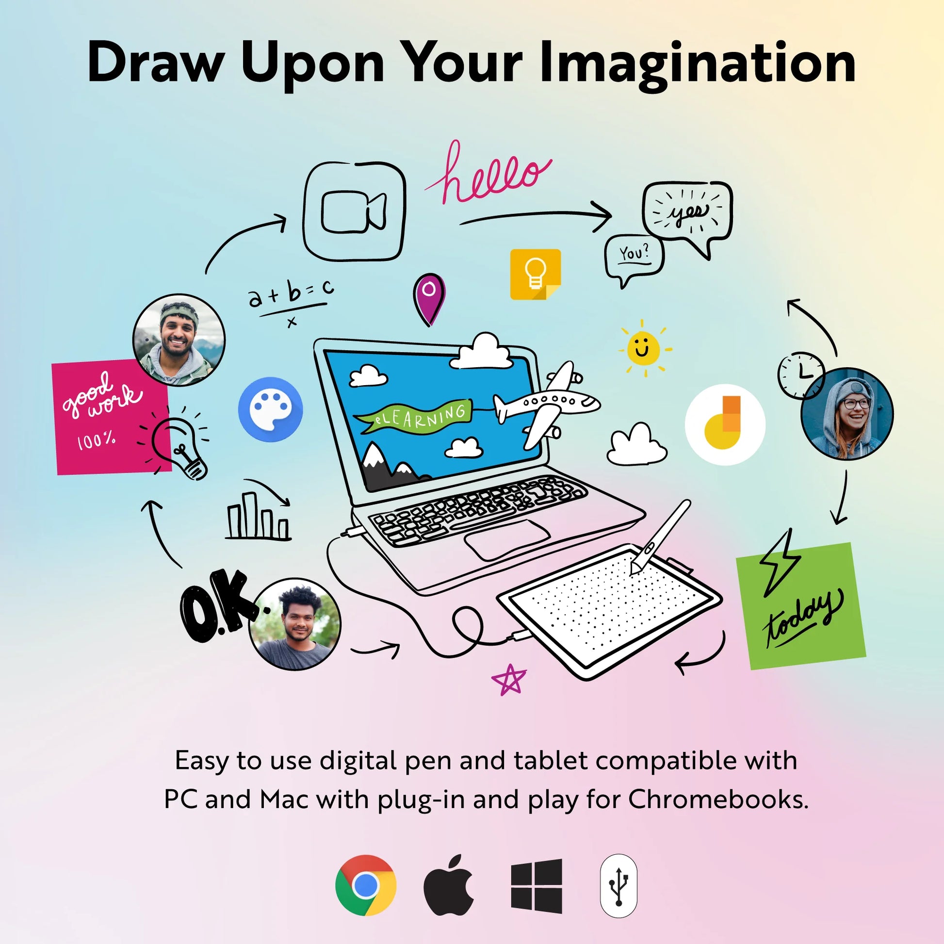 One by  CTL472K1A Graphics Drawing Tablet