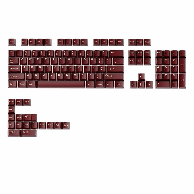 XVX Frost Jade Series Double-Shot Cherry Profile PBT Keycap 121-Key（Only Keycap, Not Include a Keyboard）