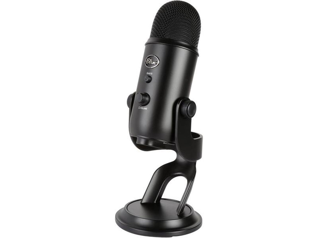 Logitech YETI Premium Multi-Pattern USB Microphone with Blue VO!CE- Audio