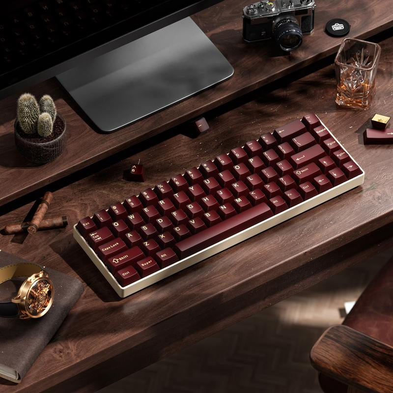 XVX Frost Jade Series Double-Shot Cherry Profile PBT Keycap 121-Key（Only Keycap, Not Include a Keyboard）