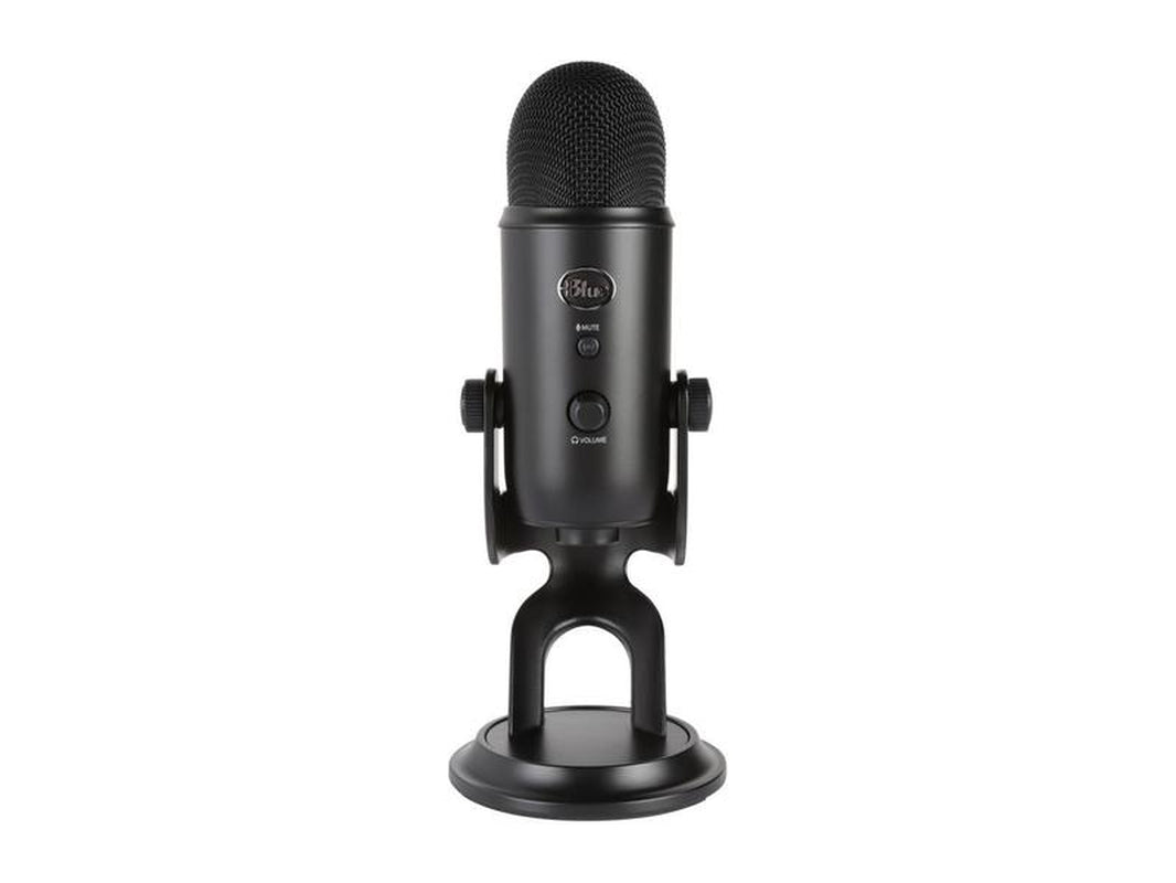 Logitech YETI Premium Multi-Pattern USB Microphone with Blue VO!CE- Audio