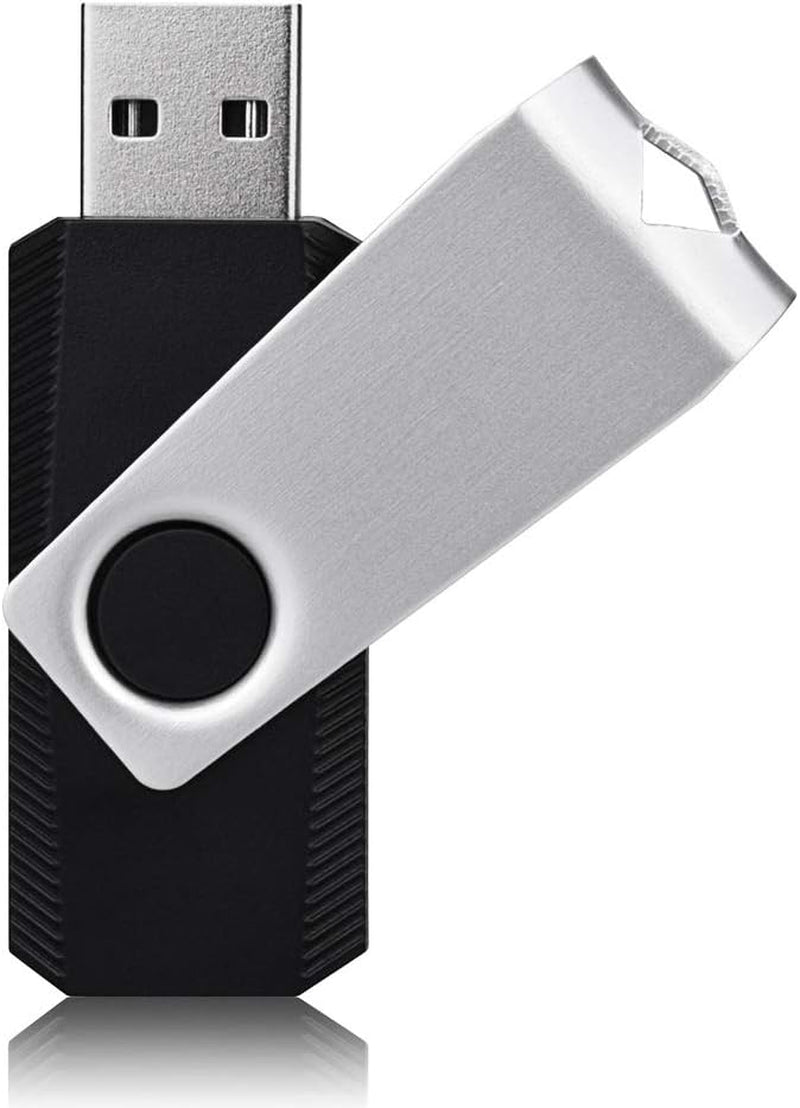 32 GB Flash Drive 10 Pack Bulk 32GB USB Flash Drives 2.0 USB Stick Thumb Drive 32GB 32G USB Drive Pack, Black