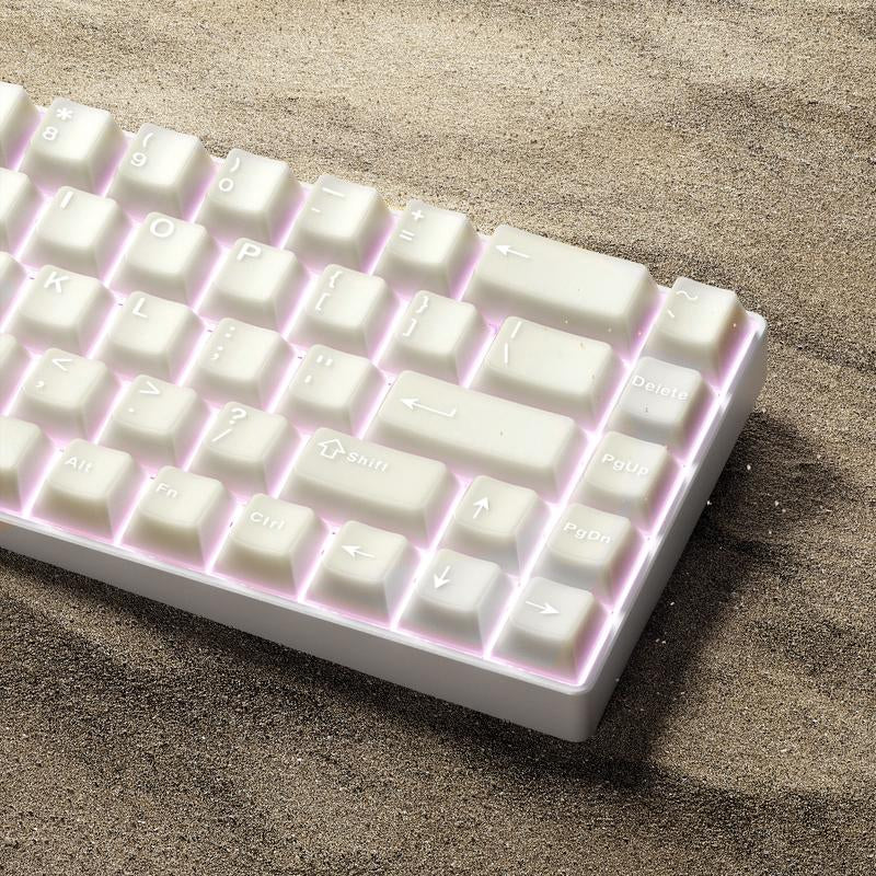 XVX Frost Jade Series Double-Shot Cherry Profile PBT Keycap 121-Key（Only Keycap, Not Include a Keyboard）