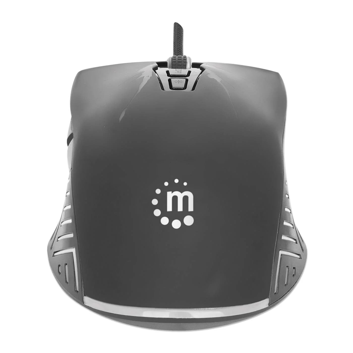RGB LED Wired Optical USB Gaming Mouse, Seven Buttons with Scroll Wheel, 7200 DPI, LED Lighting, Black