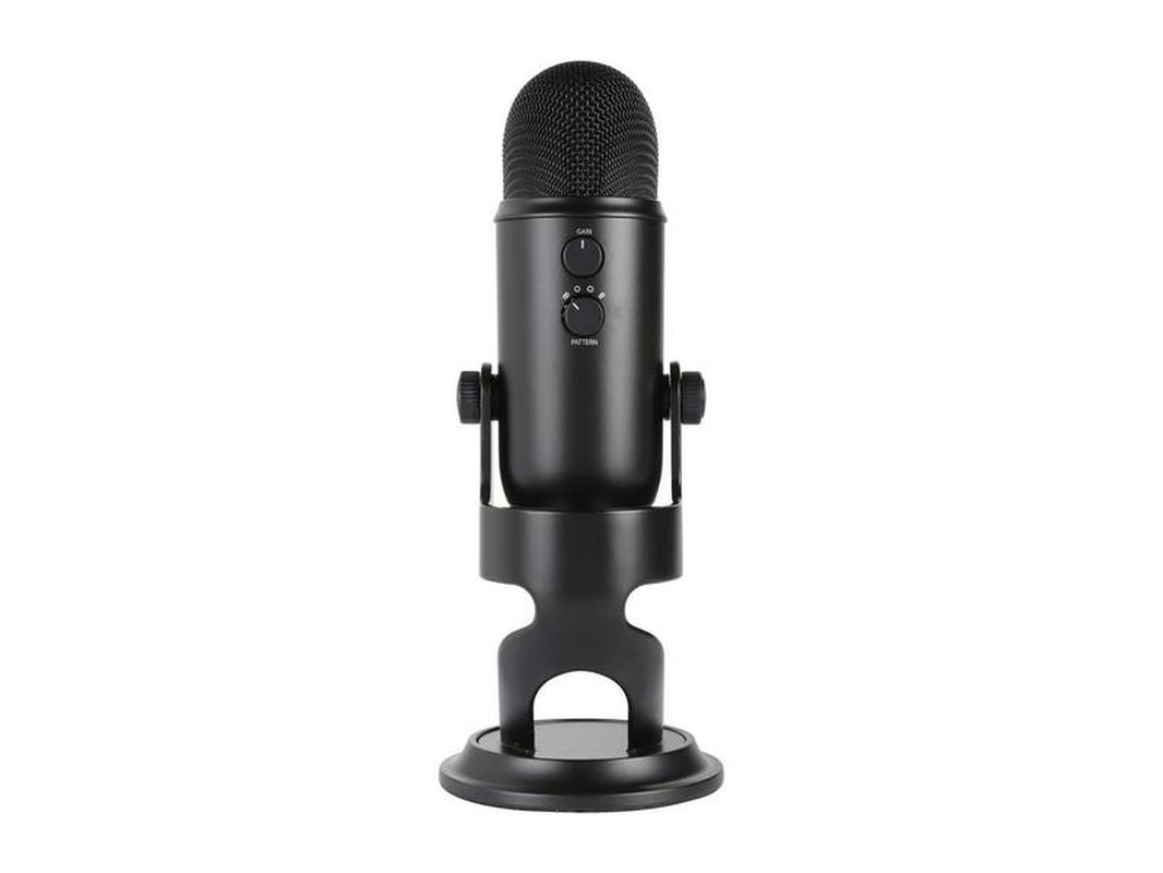 Logitech YETI Premium Multi-Pattern USB Microphone with Blue VO!CE- Audio